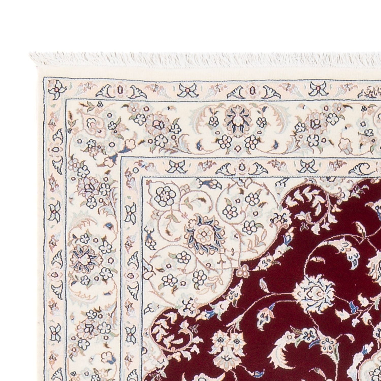 Alfombra Persa - Nain - Prima - 158 x 109 cm - rojo