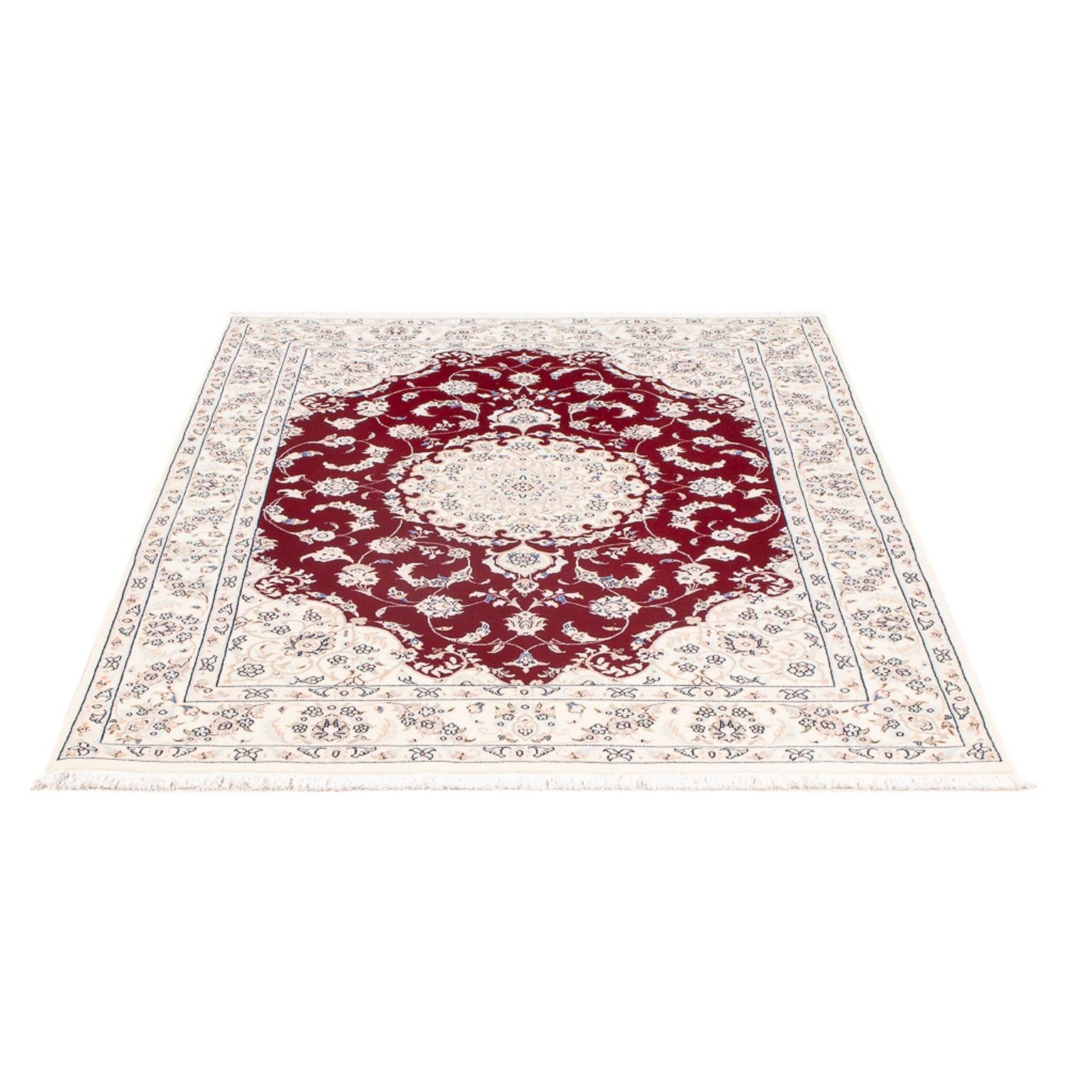 Alfombra Persa - Nain - Prima - 158 x 109 cm - rojo
