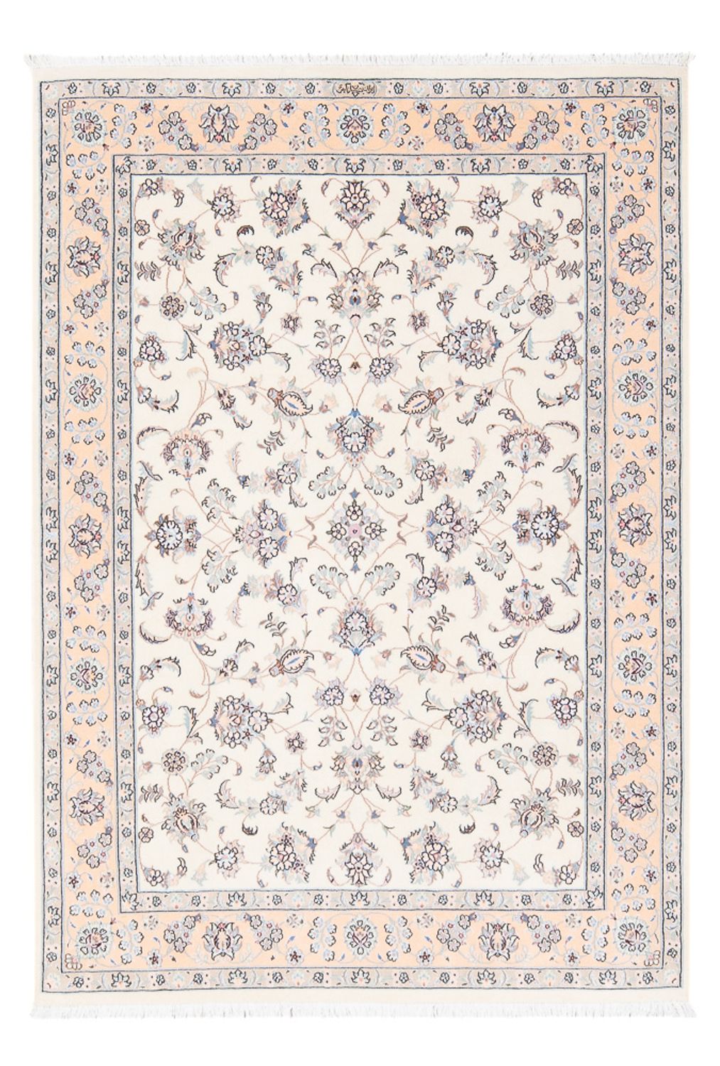 Alfombra Persa - Nain - Prima - 160 x 110 cm - crema