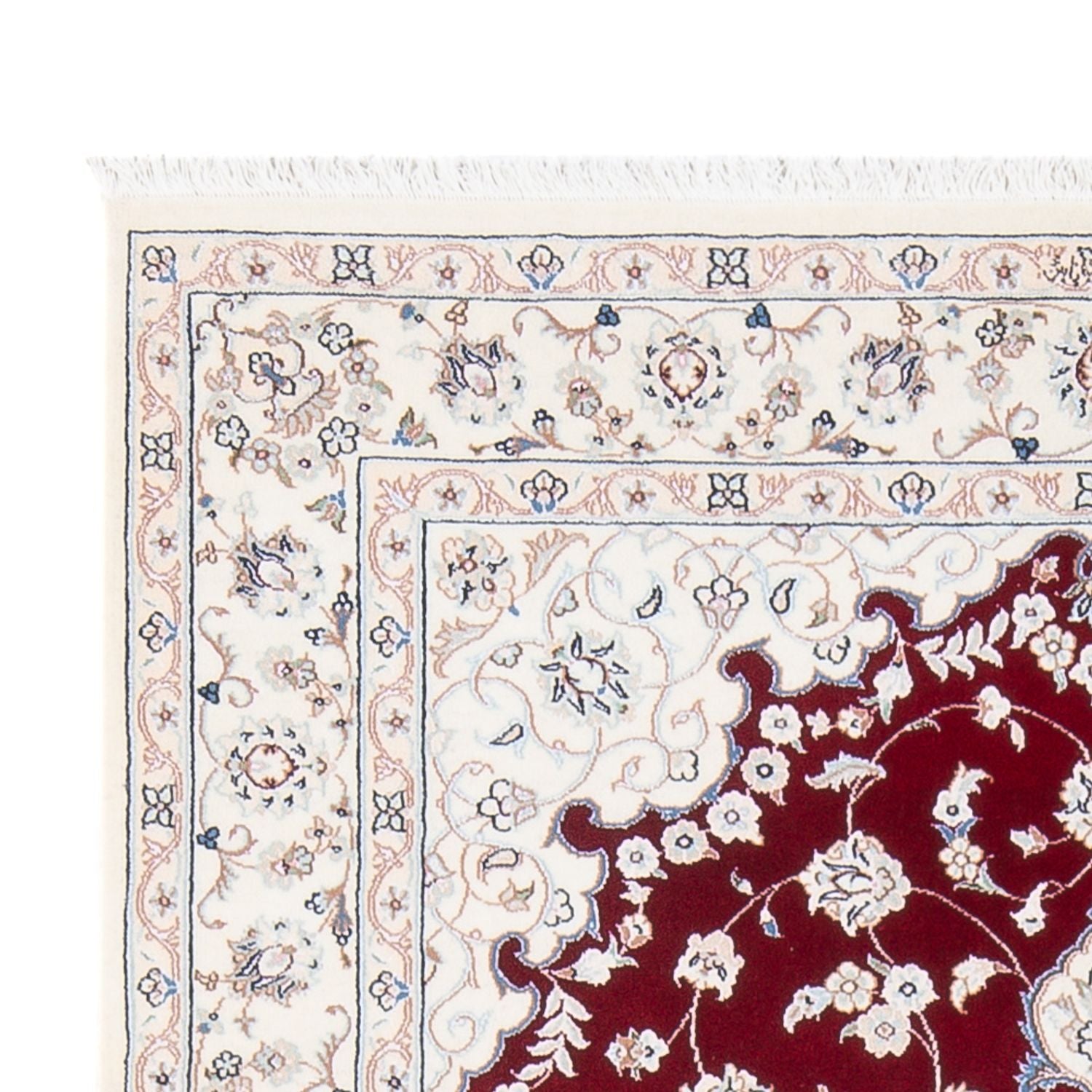 Alfombra Persa - Nain - Prima - 157 x 110 cm - rojo