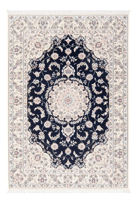 Alfombra Persa - Nain - Prima - 160 x 110 cm - azul oscuro