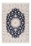 Alfombra Persa - Nain - Prima - 160 x 110 cm - azul oscuro