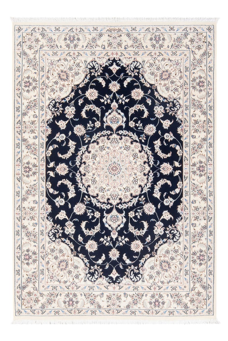 Alfombra Persa - Nain - Prima - 160 x 110 cm - azul oscuro
