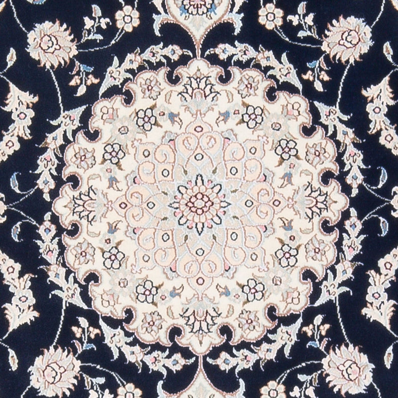 Alfombra Persa - Nain - Prima - 160 x 110 cm - azul oscuro