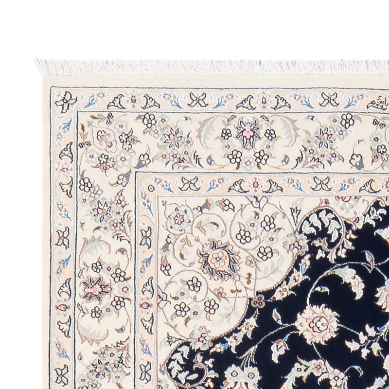 Alfombra Persa - Nain - Prima - 160 x 110 cm - azul oscuro