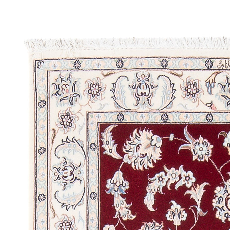 Alfombra Persa - Nain - Prima - 121 x 82 cm - rojo