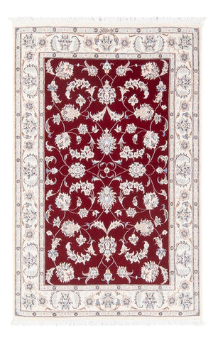 Alfombra Persa - Nain - Prima - 121 x 80 cm - rojo