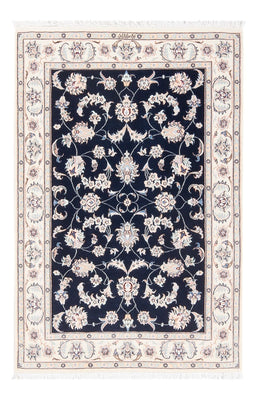 Alfombra Persa - Nain - Prima - 120 x 81 cm - azul oscuro