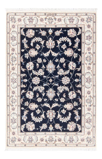 Alfombra Persa - Nain - Prima - 120 x 81 cm - azul oscuro