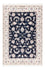 Alfombra Persa - Nain - Prima - 120 x 81 cm - azul oscuro