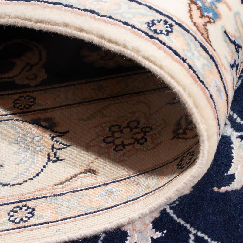 Alfombra Persa - Nain - Prima - 120 x 81 cm - azul oscuro