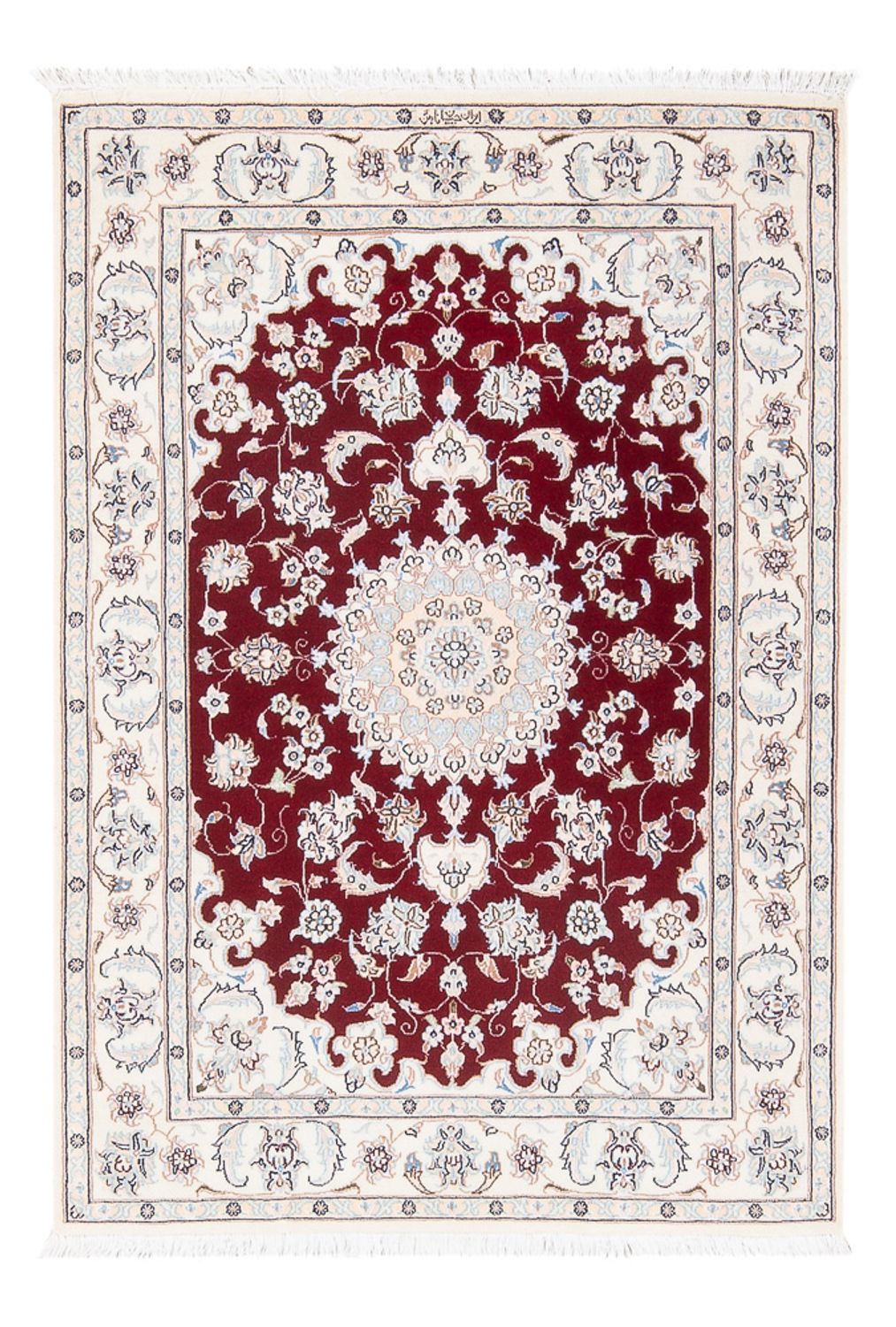 Alfombra Persa - Nain - Prima - 120 x 80 cm - rojo
