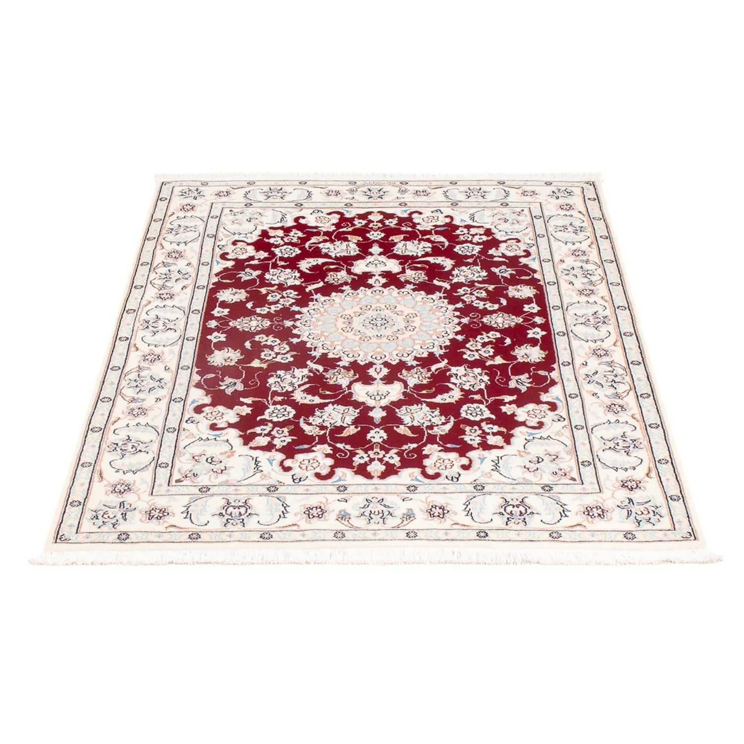 Alfombra Persa - Nain - Prima - 120 x 80 cm - rojo