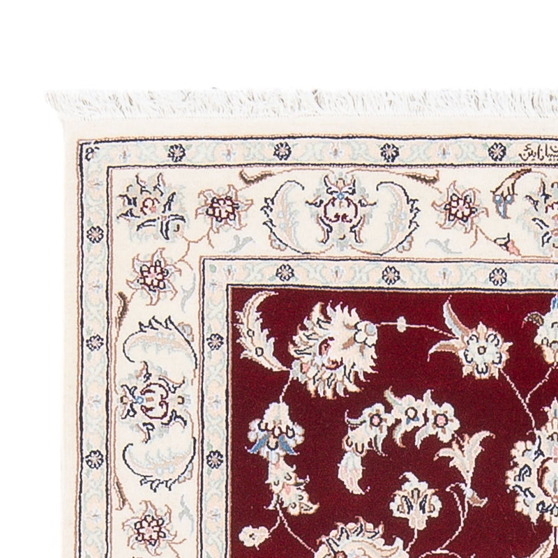 Alfombra Persa - Nain - Prima - 125 x 84 cm - rojo