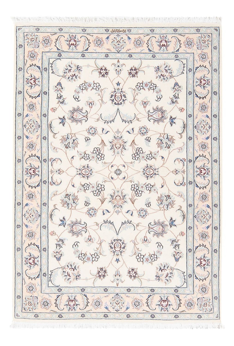 Alfombra Persa - Nain - Prima - 121 x 82 cm - crema