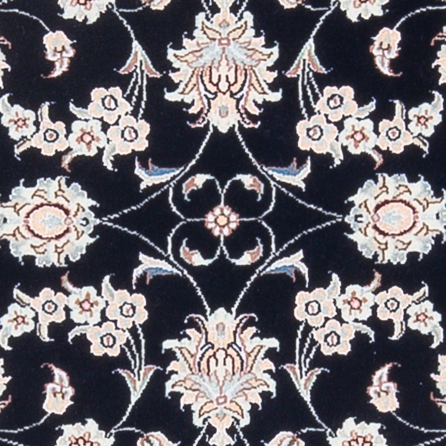 Alfombra Persa - Nain - Prima - 123 x 81 cm - azul oscuro