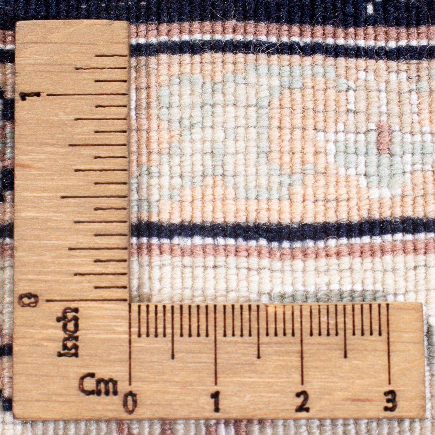 Alfombra Persa - Nain - Prima - 123 x 81 cm - azul oscuro