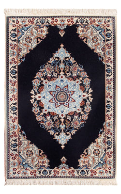 Alfombra Persa - Nain - Prima - 75 x 50 cm - azul oscuro