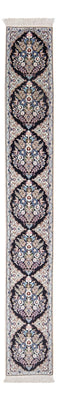 Alfombra de pasillo Alfombra Persa - Nain - Prima - 213 x 35 cm - azul oscuro
