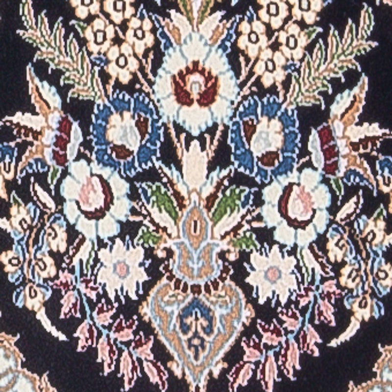 Alfombra de pasillo Alfombra Persa - Nain - Prima - 213 x 35 cm - azul oscuro