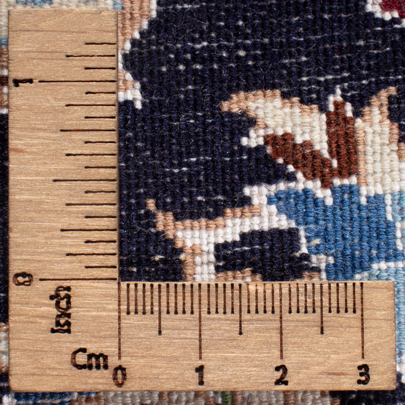 Alfombra de pasillo Alfombra Persa - Nain - Prima - 213 x 35 cm - azul oscuro