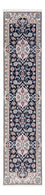 Alfombra de pasillo Alfombra Persa - Nain - Prima - 197 x 48 cm - azul oscuro