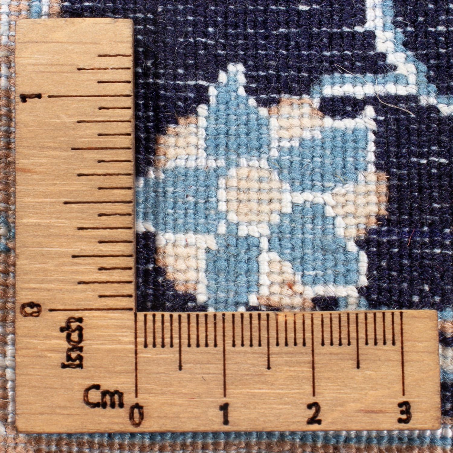 Alfombra de pasillo Alfombra Persa - Nain - Prima - 197 x 48 cm - azul oscuro