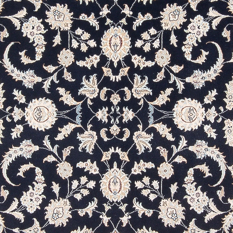 Alfombra persa - Nain - 291 x 200 cm - azul oscuro