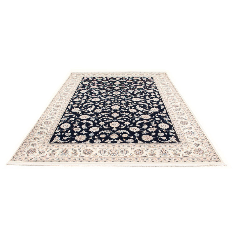 Alfombra persa - Nain - 291 x 200 cm - azul oscuro