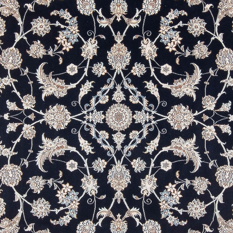 Alfombra persa - Nain - 297 x 200 cm - azul oscuro
