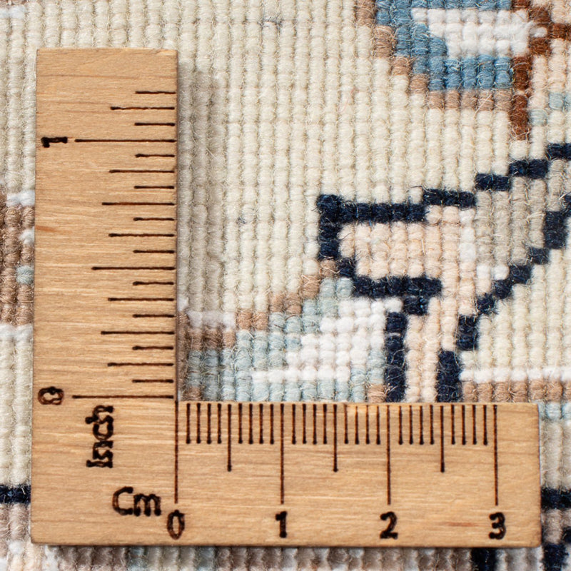 Alfombra persa - Nain - 297 x 200 cm - azul oscuro