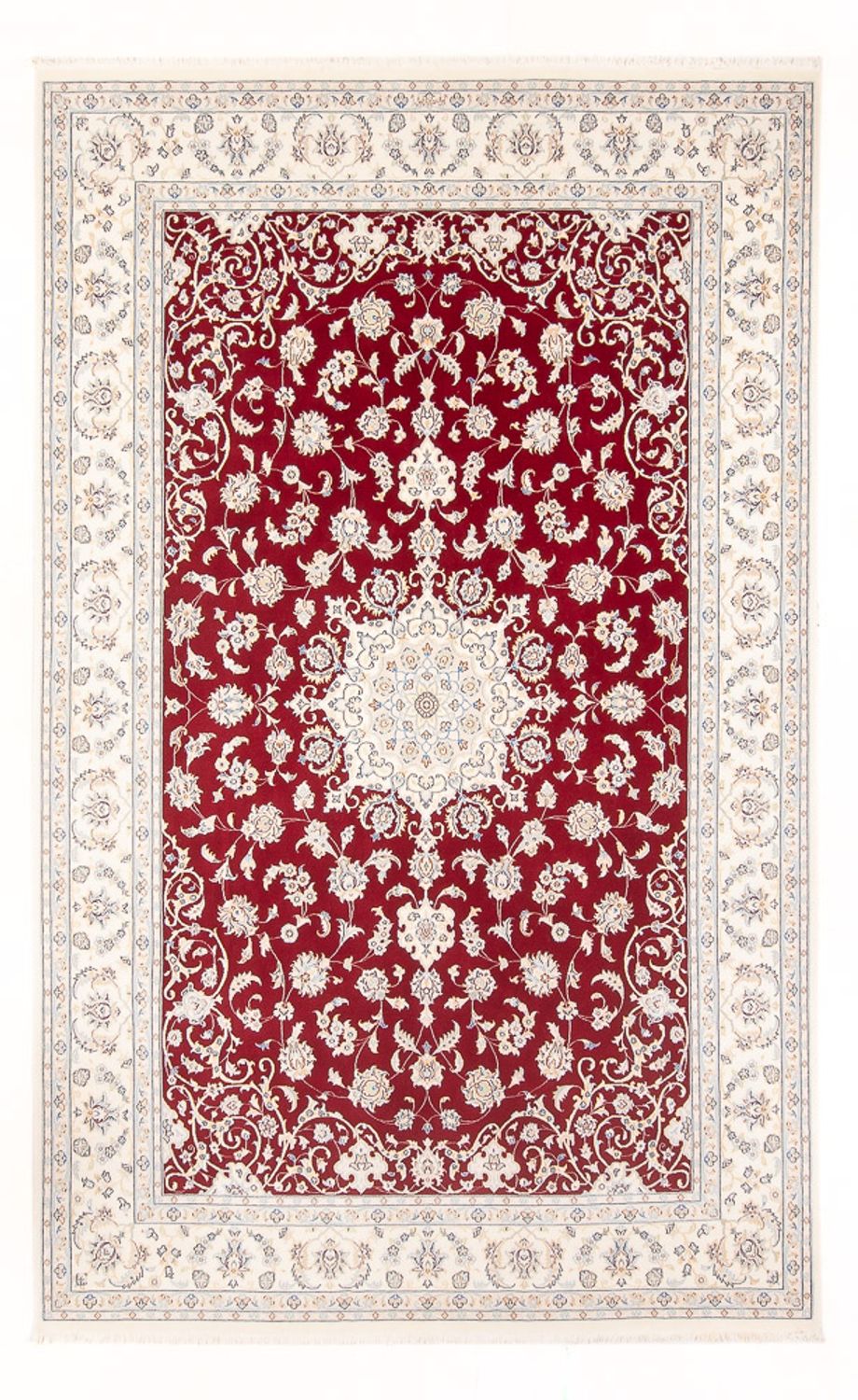 Alfombra persa - Nain - 298 x 196 cm - rojo