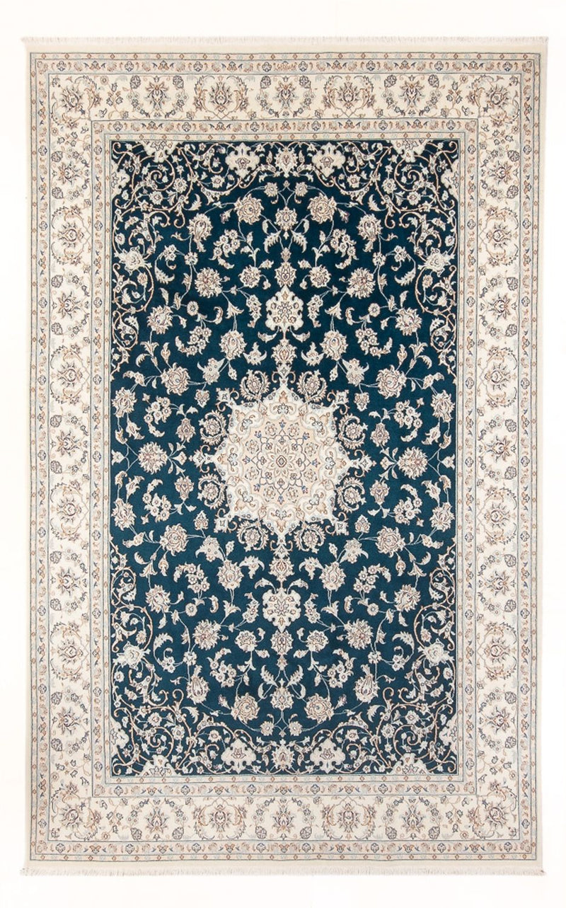 Alfombra persa - Nain - 297 x 198 cm - verde
