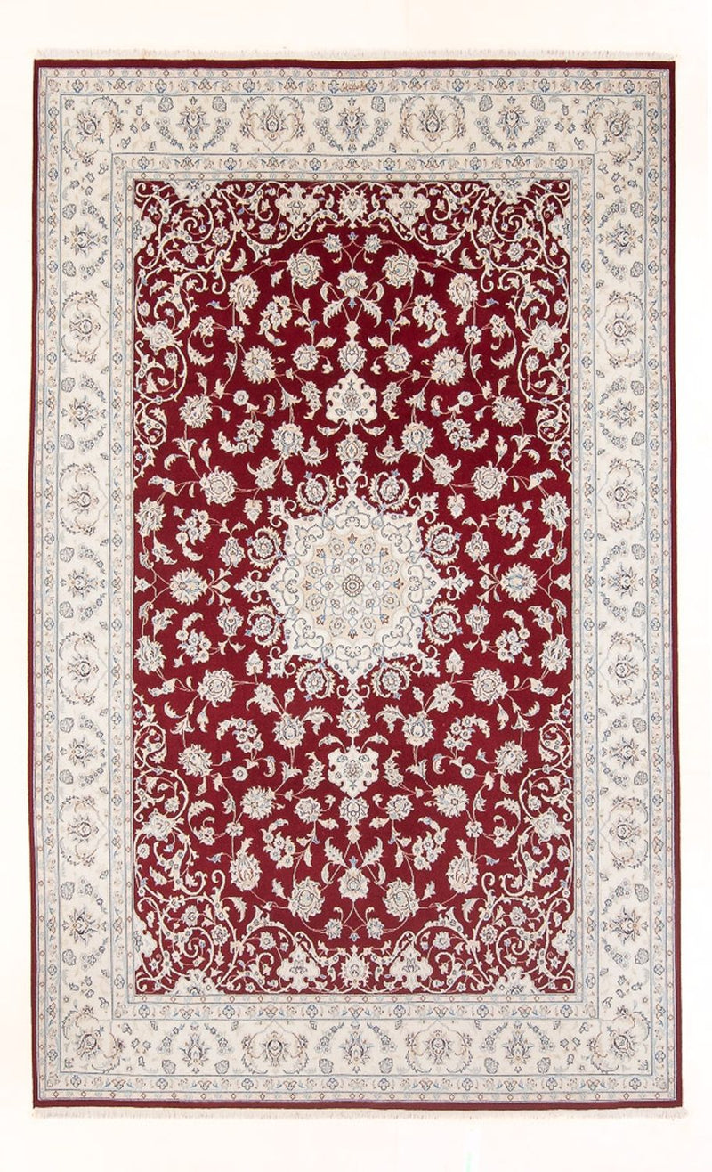 Alfombra persa - Nain - 300 x 198 cm - rojo