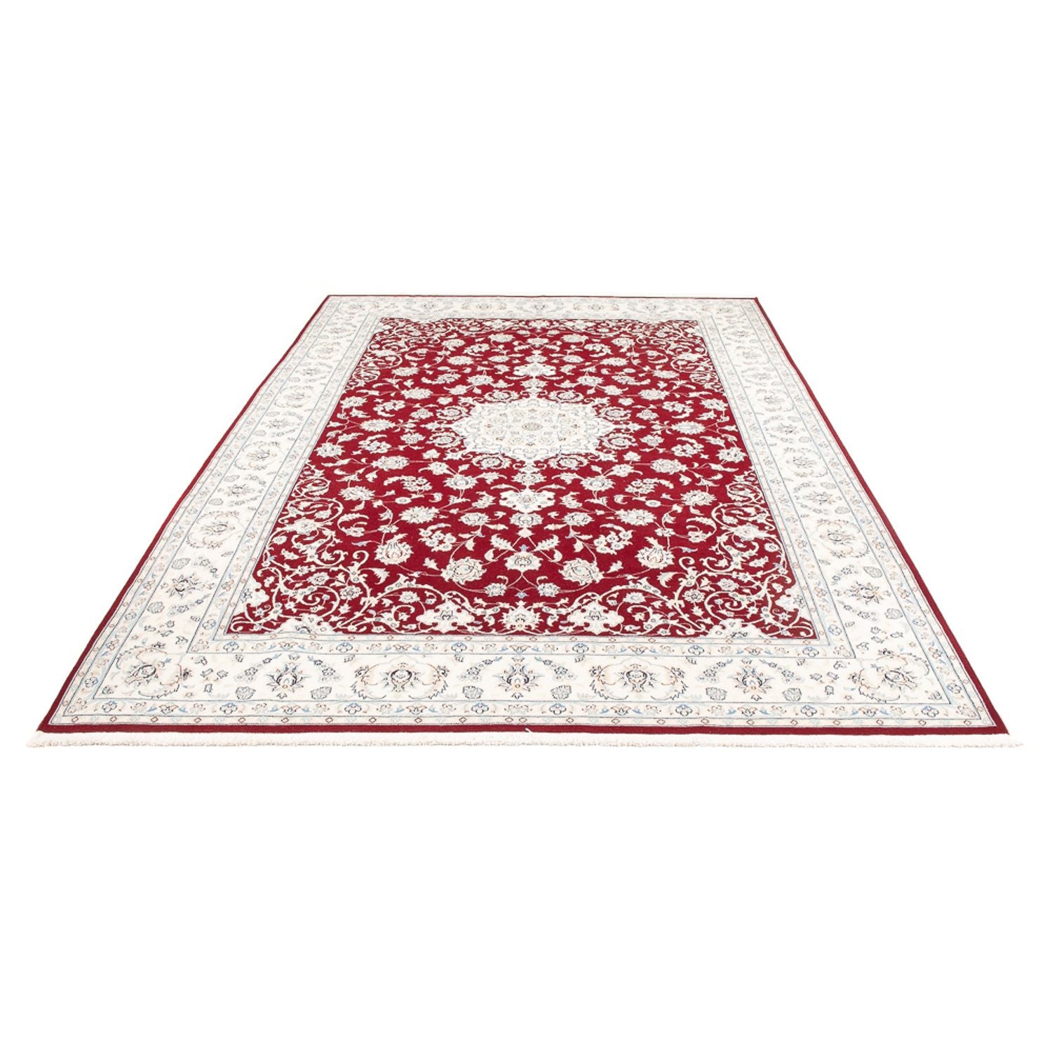 Alfombra persa - Nain - 300 x 198 cm - rojo