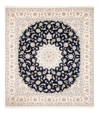 Alfombra persa - Nain - 261 x 223 cm - azul oscuro