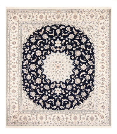 Nain Alfombra 223x261cm - Alfombra persa - azul oscuro