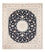Alfombra persa - Nain - 261 x 223 cm - azul oscuro