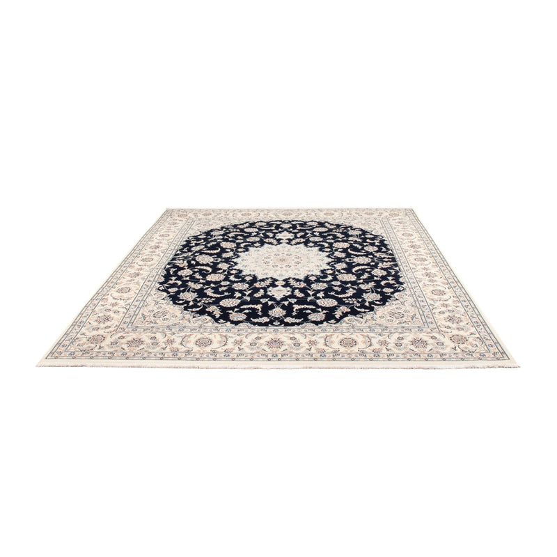 Alfombra persa - Nain - 261 x 223 cm - azul oscuro