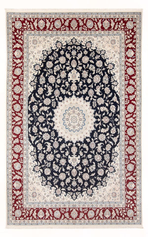 Alfombra persa - Nain - 297 x 198 cm - azul oscuro