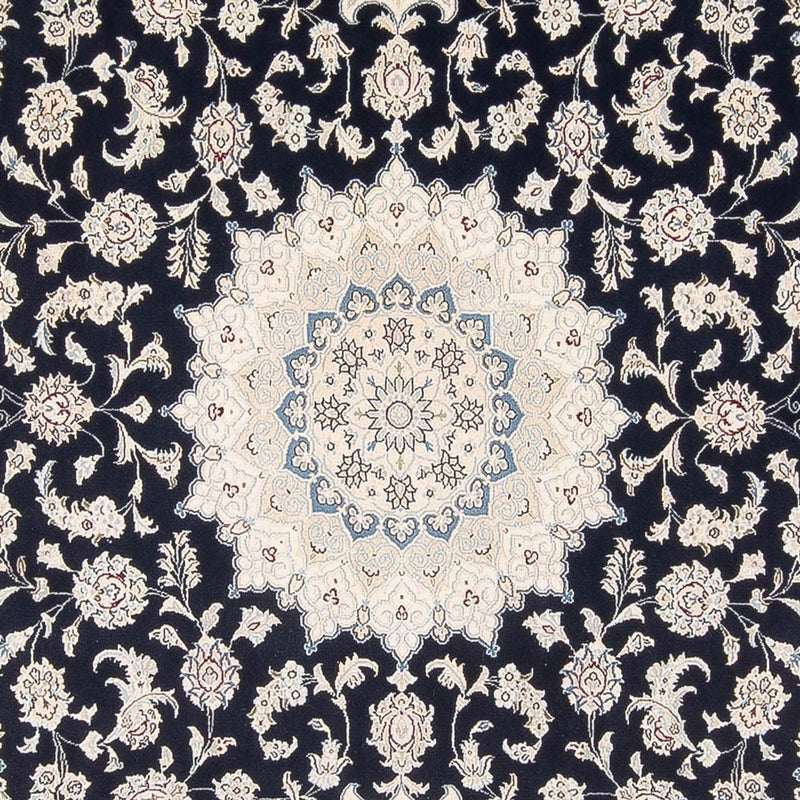 Alfombra persa - Nain - 297 x 198 cm - azul oscuro