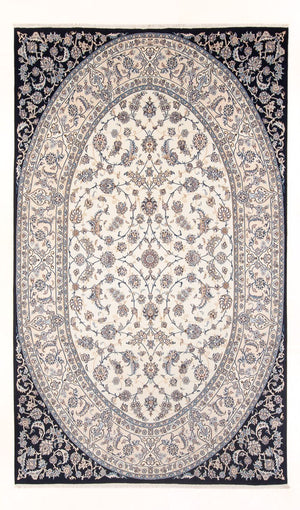 Alfombra persa - Nain - 315 x 198 cm - crema