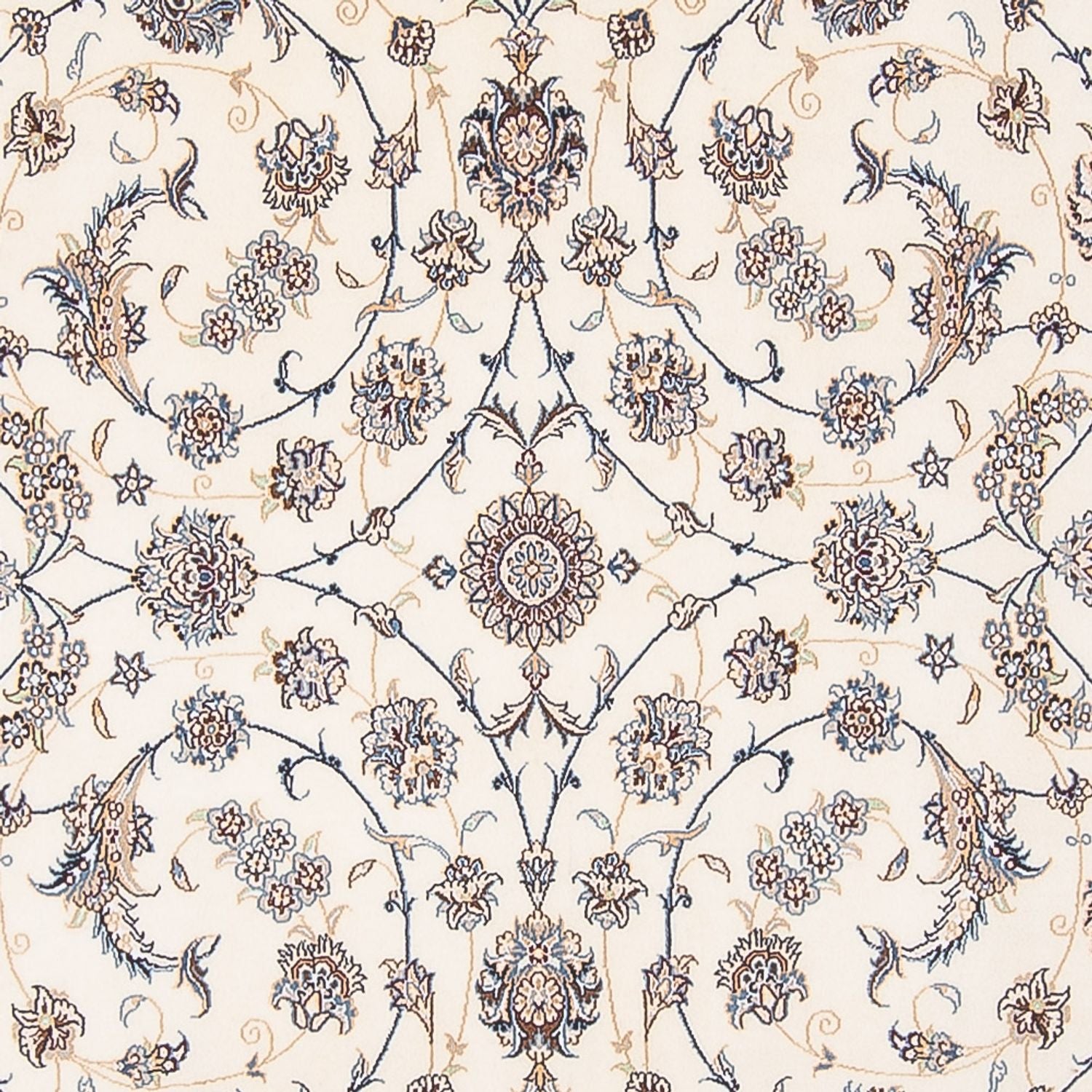 Alfombra persa - Nain - 315 x 198 cm - crema