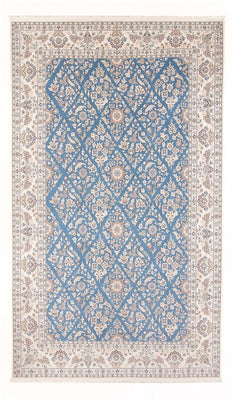 Alfombra persa - Nain - 304 x 198 cm - azul claro