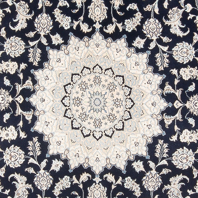 Alfombra persa - Nain - 296 x 198 cm - azul oscuro