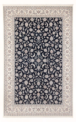 Alfombra Persa - Nain - Prima - 295 x 197 cm - azul oscuro