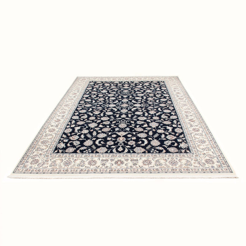 Alfombra Persa - Nain - Prima - 295 x 197 cm - azul oscuro