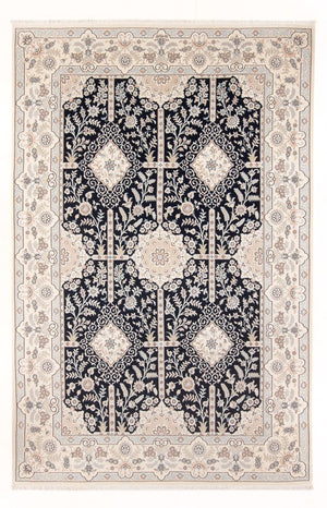 Alfombra Persa - Nain - Prima - 294 x 198 cm - azul oscuro