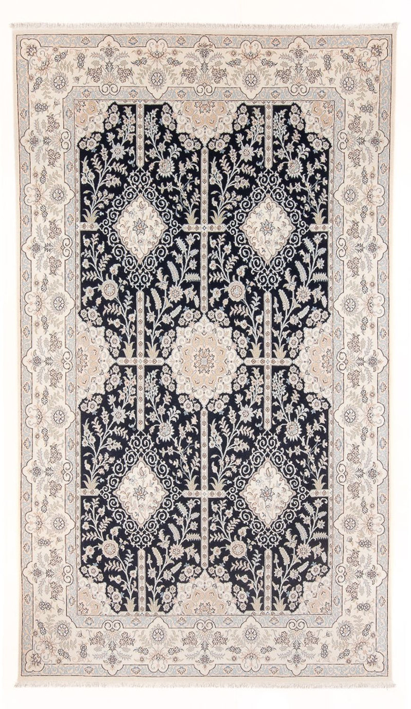 Alfombra Persa - Nain - Prima - 312 x 202 cm - azul oscuro