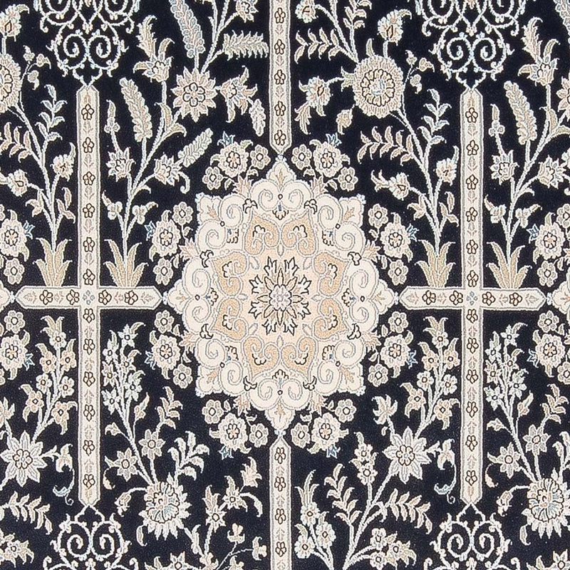 Alfombra Persa - Nain - Prima - 312 x 202 cm - azul oscuro